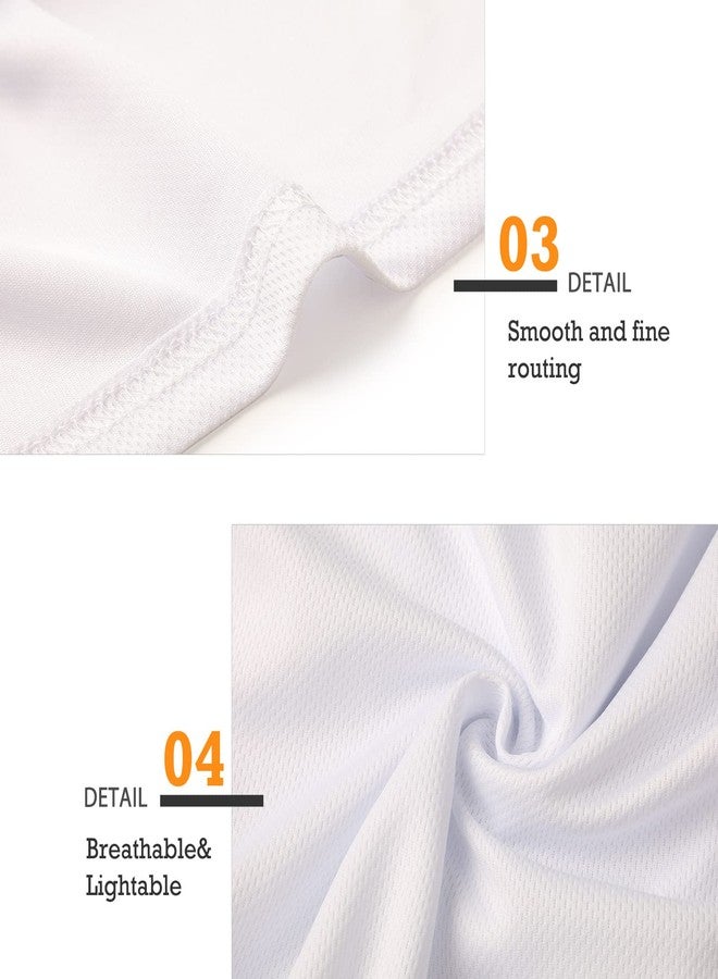 Surenow شورت رياضي رجالي من Surenow، مناسب للجري والتمارين الرياضية، بطول 3 بوصات، خفيف الوزن، يسمح بمرور الهواء، مزود بجيوب، لون أبيض - Image 5